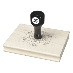 Sacred Geometry Rubber Stamp