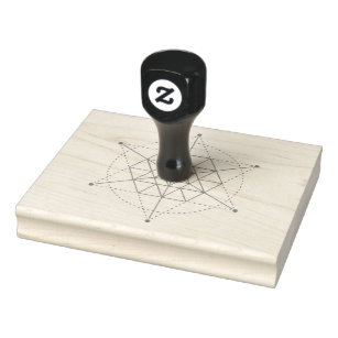 Sacred Geometry Rubber Stamp