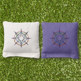 Sacred Geometry Sigil Cornhole Bags