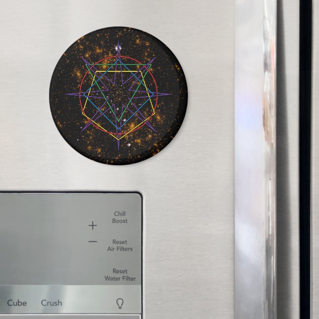 Sacred Geometry Sigil Magnet (In Situ (Fridge))