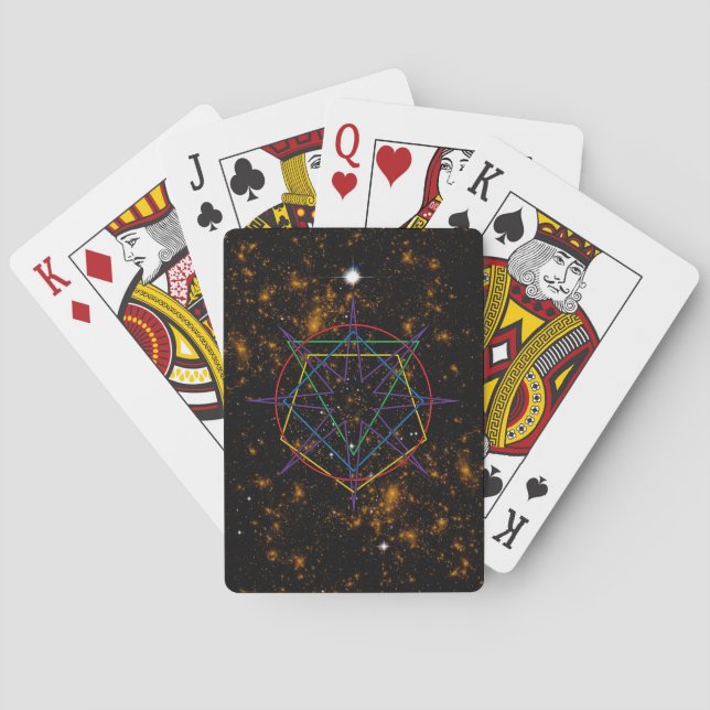 Sacred Geometry Sigil Poker Cards (Back)