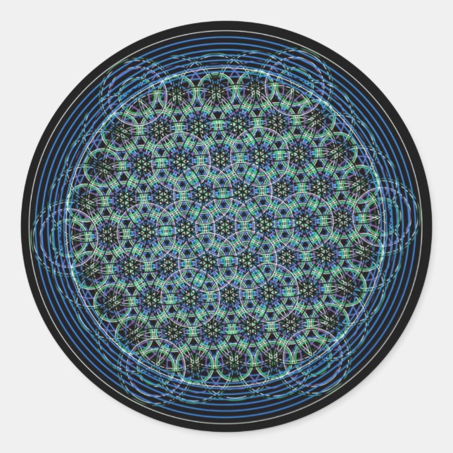 Sacred geometry sticker (Front)