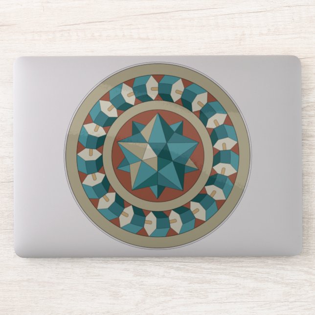 Sacred Geometry Sticker (Computer)