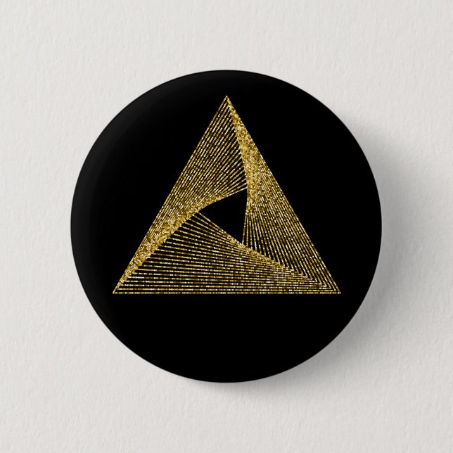 Sacred Geometry Symbol Button (Front)