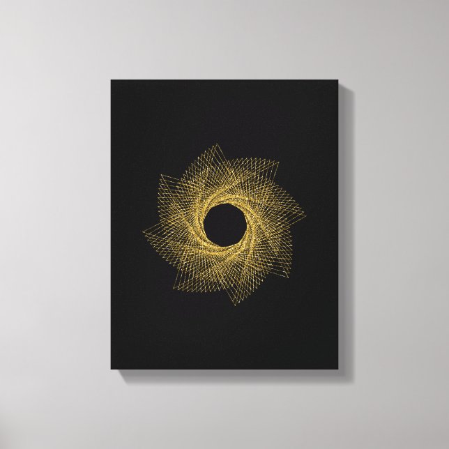 Sacred Geometry Symbol Canvas Print (Front)