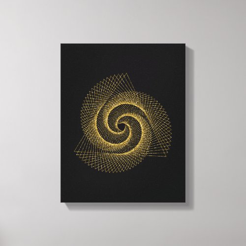 Sacred Geometry Symbol Canvas Print