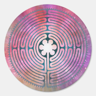 Sacred Geometry Symbol - Chartres Labyrinth 1 Sign
