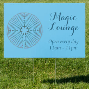 Sacred Geometry Symbol - Chartres Labyrinth 1 Sign