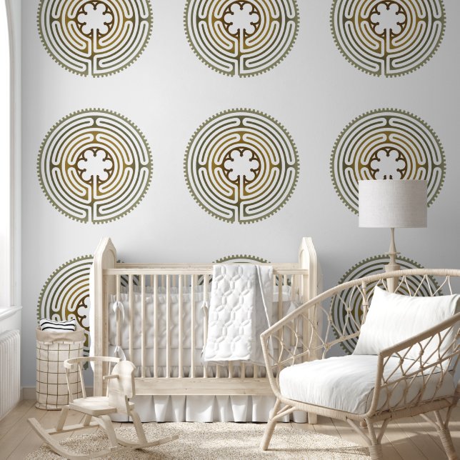 Sacred Geometry Symbol - Chartres Labyrinth 4 Wallpaper (Kids)