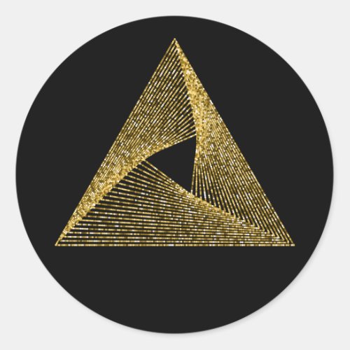 Sacred Geometry Symbol Classic Round Sticker