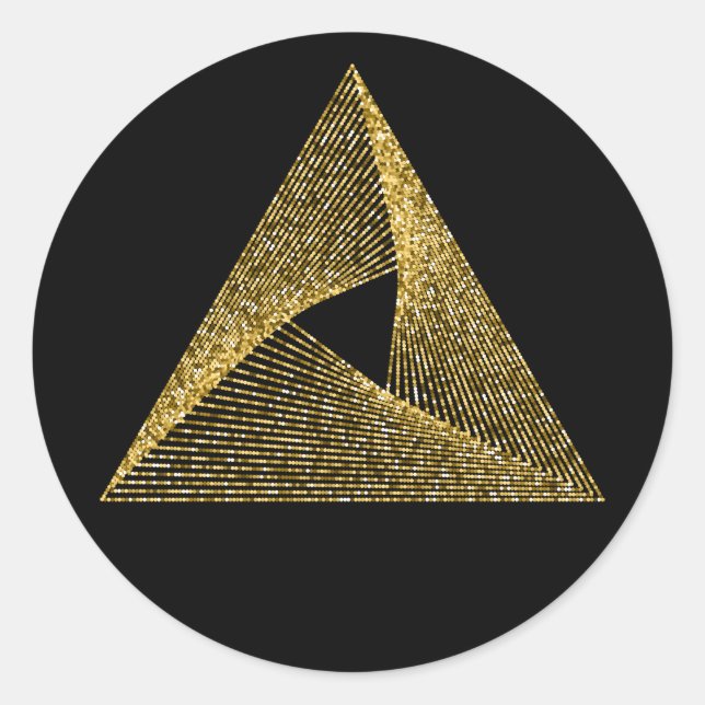 Sacred Geometry Symbol Classic Round Sticker (Front)