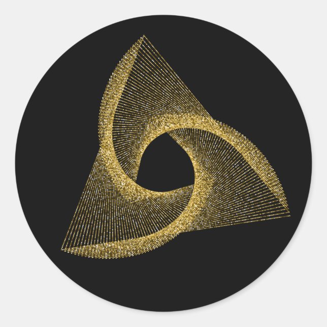 Sacred Geometry Symbol Classic Round Sticker (Front)