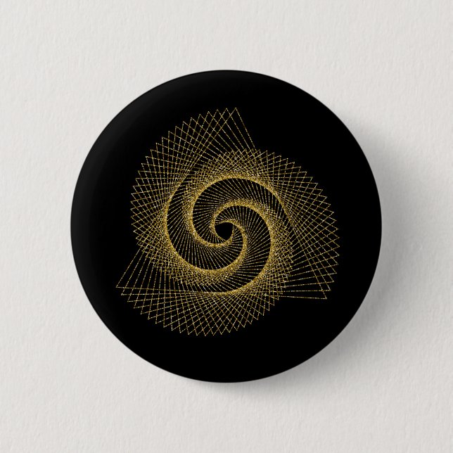Sacred Geometry Symbol Pinback Button (Front)