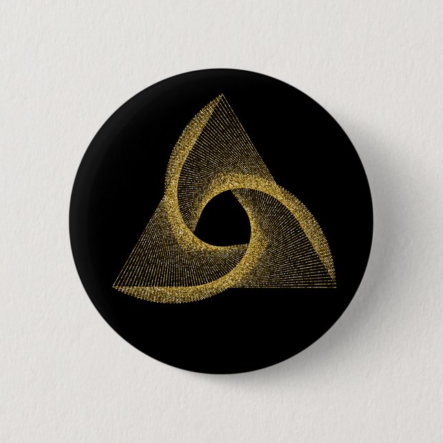 Sacred Geometry Symbol Pinback Button (Front)