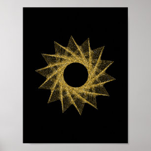 Sacred Geometry Symbol Poster