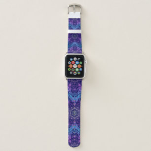 Sacred Geometry Symbols in Mandala seamless patter Apple Watch Band