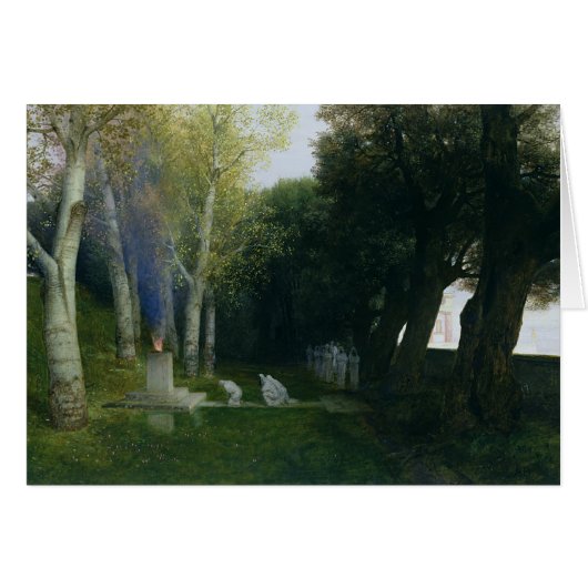 Sacred Grove, 1886 Cards (Front Horizontal)