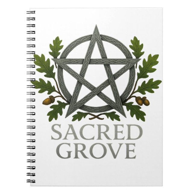 Sacred Grove Spiralbound Notebook (Front)