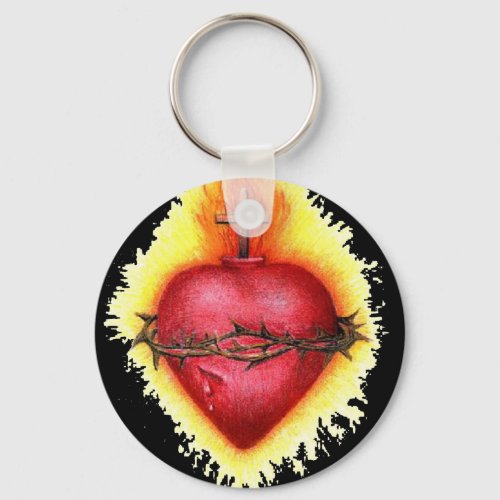 Sacred Heart 2 Keychain