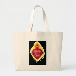 Sacred Heart 2 Large Tote Bag