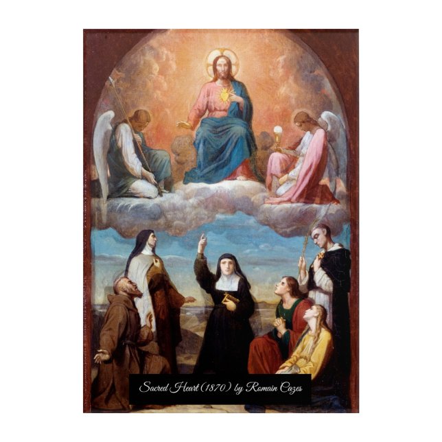 Sacred Heart Acrylic Print (Front)