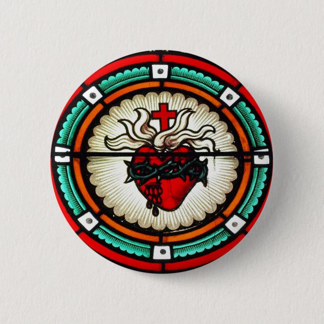 Sacred Heart Button (Front)