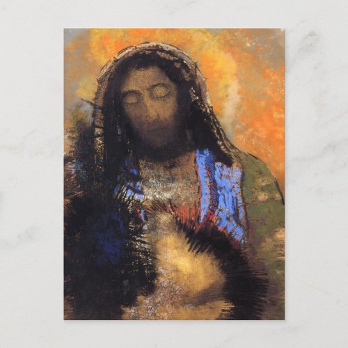 Sacred Heart by Odilon Redon Postcard