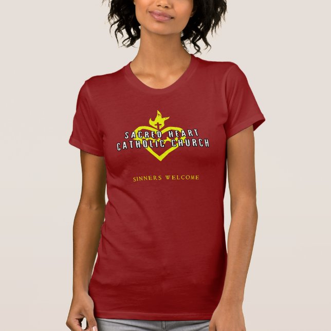 Sacred Heart Catholic Church Dark Shirt (Front)