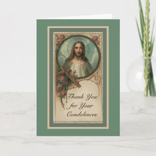 Sacred Heart Catholic Condolence Thank You