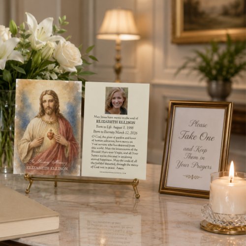 Sacred Heart Catholic Funeral Memorial  Photo