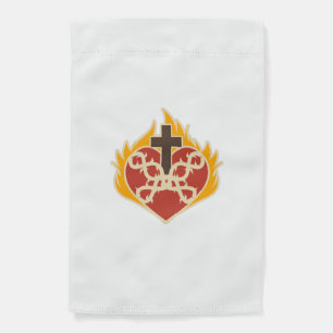 Sacred Heart Catholic Garden Flag