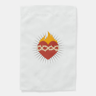Sacred Heart Catholic Garden Flag