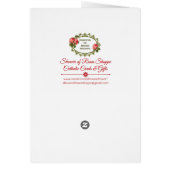 Sacred Heart Catholic Mass Memorial Offering Cards (Back)