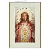 Sacred Heart Catholic Mass Offering Card (Front)