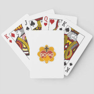 Sacred Heart Catholic Poker Cards