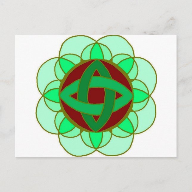"Sacred Heart Chakra" Postcard (Front)