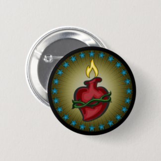 Sacred Heart Charity Button