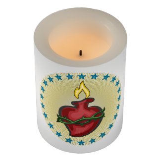 Sacred Heart Charity Flameless Candle