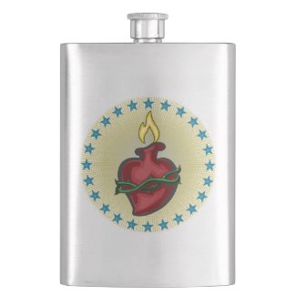 Sacred Heart Charity Flask