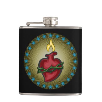 Sacred Heart Charity Flask