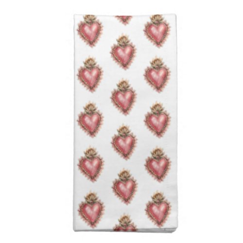 Sacred Heart Cloth Napkin
