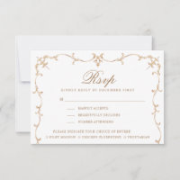 Sacred Heart Crest | Monogram RSVP | Meal Options