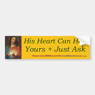 Sacred Heart d3 Bumper Sticker