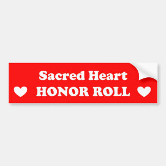 Sacred Heart Honor Roll Bumper Sticker