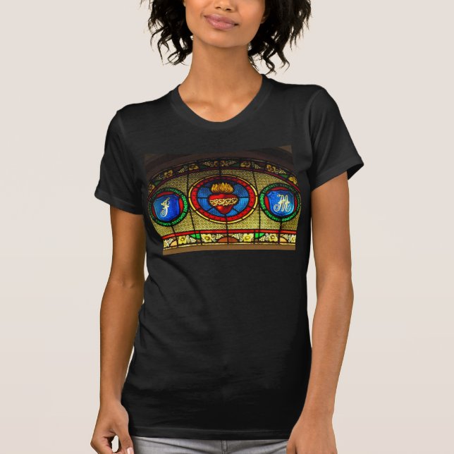 Sacred Heart (J&M) Stained Glass Shirt (Front)