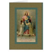 Sacred Heart Jesus children kneeling at His Feet (Front)