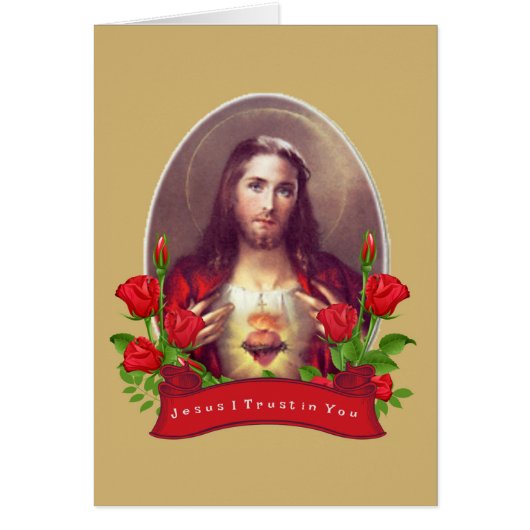 Sacred Heart Jesus I Trust in You (Front)