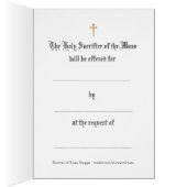 Sacred Heart Jesus Mass Offering Prayer Memorial (Inside (Right))