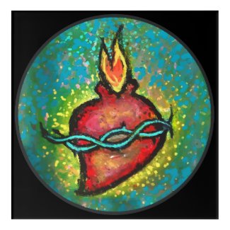 Sacred Heart Melissa Campagnoli Acrylic Print