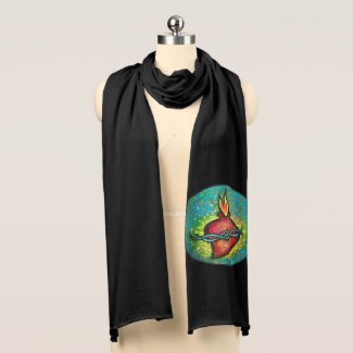 Sacred Heart Melissa Campagnoli Scarf